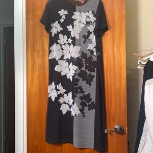 Vince camuto sheer dress